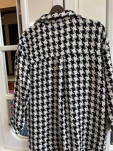 Kazayağı desenli ceket - Görsel 6