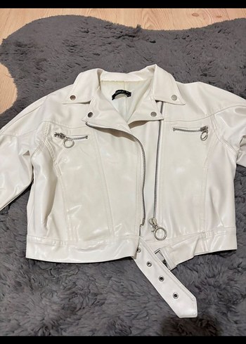 Kemerli Deri Ceket - Görsel 3