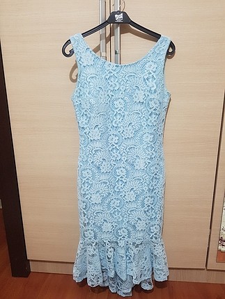 dantelli elbise