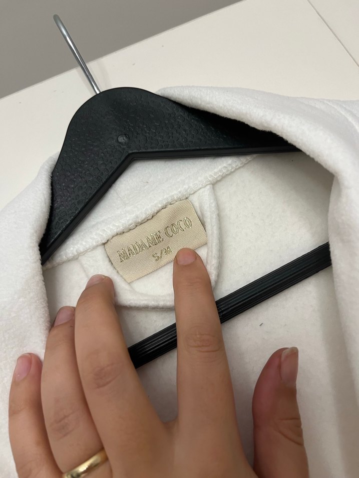 Beyaz Modern sabahlık - Görsel 2