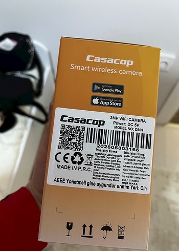 Casacop Akıllı Kablosuz Kamera Beyaz - Görsel 3