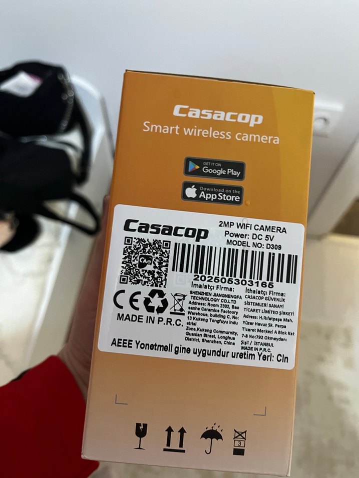 Casacop Akıllı Kablosuz Kamera Beyaz - Görsel 3