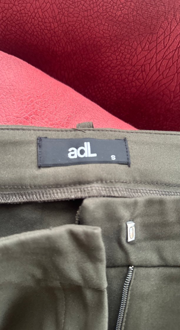 Kadın Haki Kumaş Pantolon Regular Fit - Görsel 3