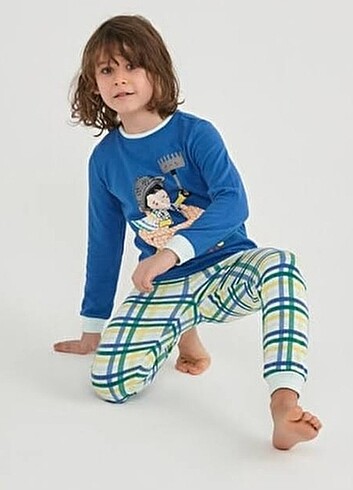 11-12 Yaş Beden mavi Renk Penti 11-12 yaş termal pijama takımı 
