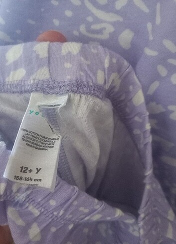 11-12 Yaş Beden Penti 11-12 yaş pijama takımı