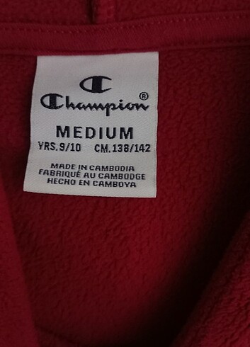 9 Yaş Beden Champion 9-10 yaş polar sweatshirt