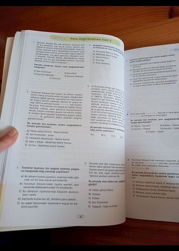 11. Sınıf Türk Edebiyatı Ders Rehberi Testokul - Görsel 5