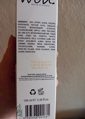 Wou Beyazlatıcı Leke Karşıtı El Kremi 30+ - Görsel 4