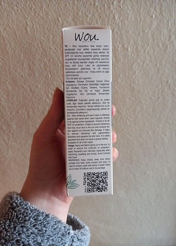 Wou Beyazlatıcı Leke Karşıtı El Kremi 30+ - Görsel 2
