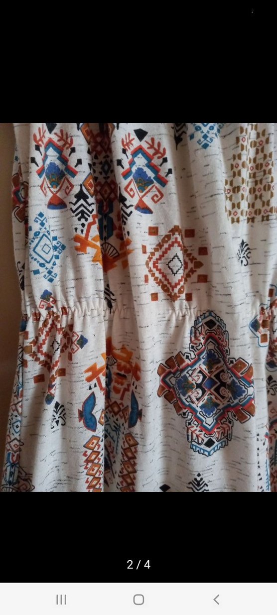 Madonna yaka elbise - Görsel 3