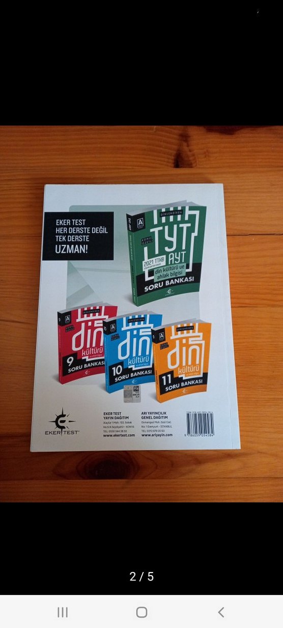 11. Sınıf Din Kültürü ve Ahlak Bilgisi Soru Bankası - Görsel 2