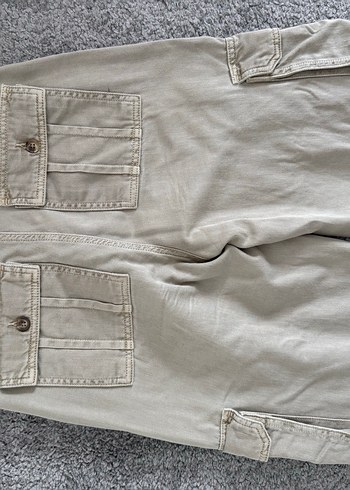 Bershka Y2K Bej Denim Jean