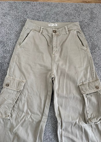 26 Beden ten rengi Renk Y2K Bej Denim Jean