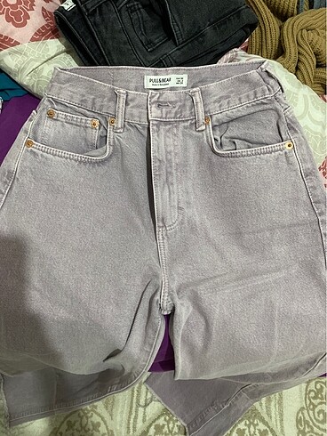 wide leg pantolon pull and bear