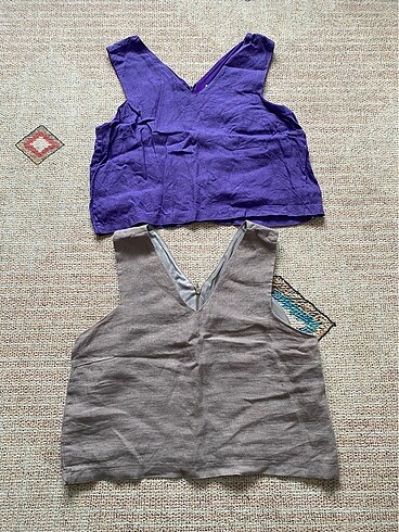 2 adet crop bluz