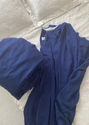 Lacivert Düz fon perde - Görsel 2