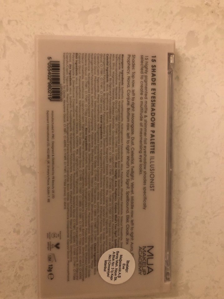 Canlı Renkli Göz Farı Paleti - Görsel 4