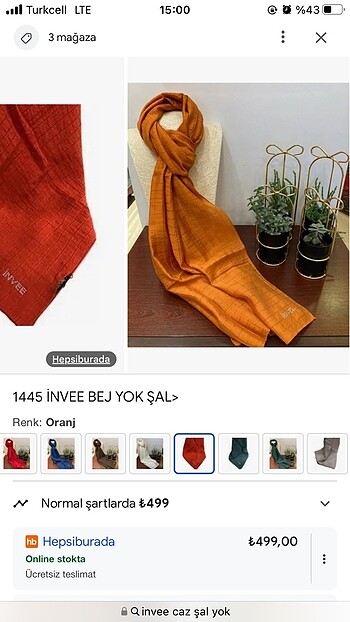 Diğer İnvee şal