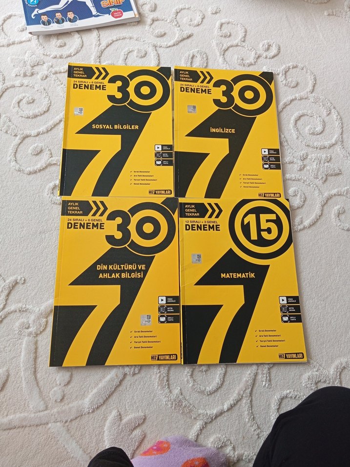 7. Sınıf 15 Matematik ve 30 Deneme Kitabı - Görsel 2