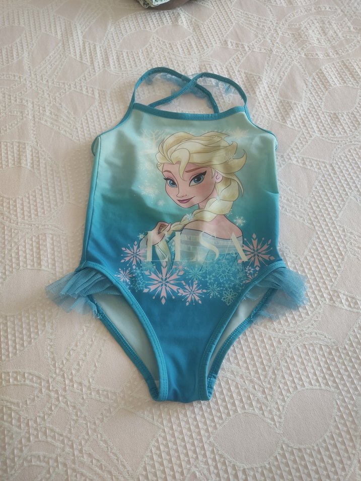 Elsa Baskılı Kız Çocuk Mayo - Görsel 2