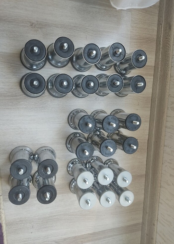 26 adet 10 cm kalın diş baza ayağı - Görsel 3