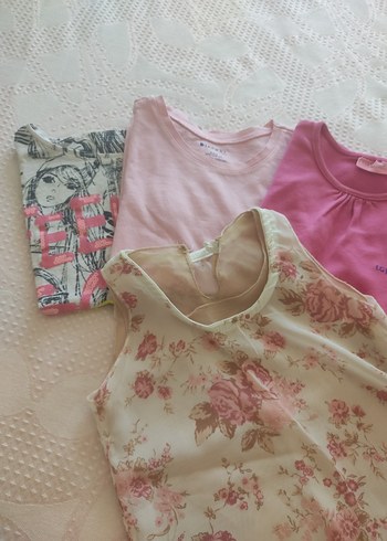 6 adet tişört 4-5 yaş yırtık sökük vs yok.iyi durumdalar - Görsel 3