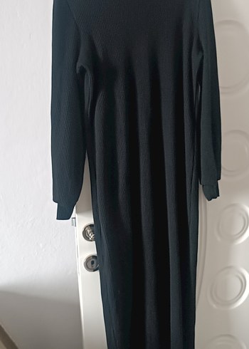 siyah triko elbise - Görsel 2