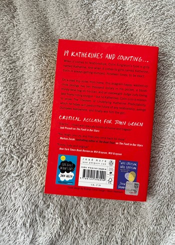 İngilizce Roman - An Abundance of Katherines - John Green - Görsel 2