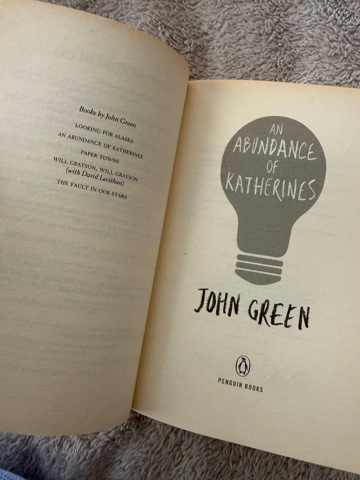 İngilizce Roman - An Abundance of Katherines - John Green - Görsel 5