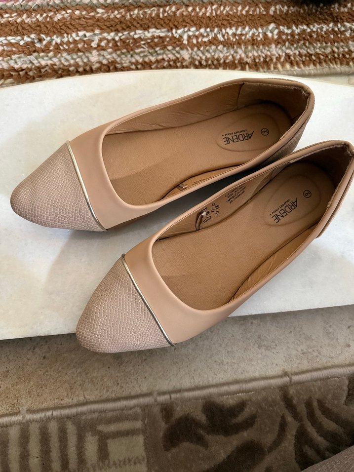 Bej Nude Renk Kadın Babet - Görsel 4