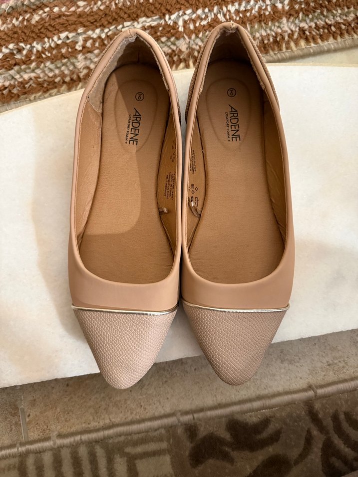 Bej Nude Renk Kadın Babet - Görsel 2