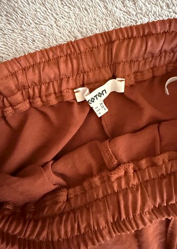 Kadın Kiremit rengi Saten Pantolon - Görsel 4