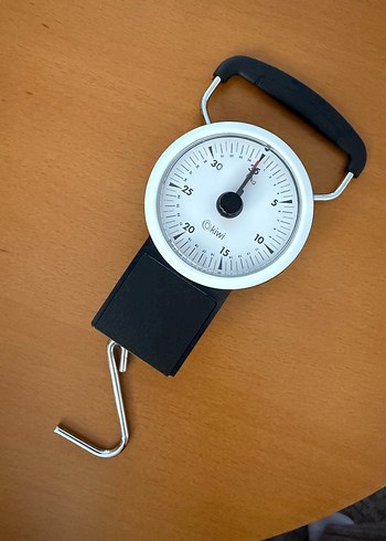 Kahverengi Kulp ve Kanca ile Analog Terazi - Görsel 5