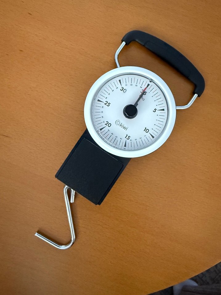 Kahverengi Kulp ve Kanca ile Analog Terazi - Görsel 5