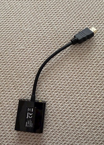 Siyah HDMI Dönüştürücü Kablosu - Görsel 2