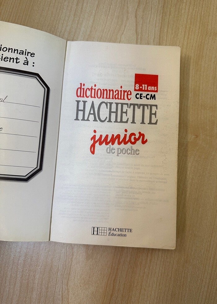 Hachette Fransızca Sözlük - Görsel 3