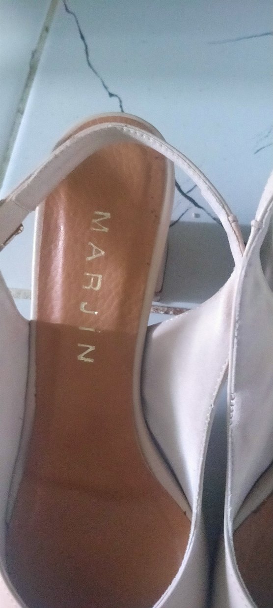 Bej Marjin Topuklu Kadın Ayakkabı - Görsel 2