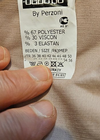 Toz pembe Midi Elbise Yuvarlak Yaka - Görsel 6