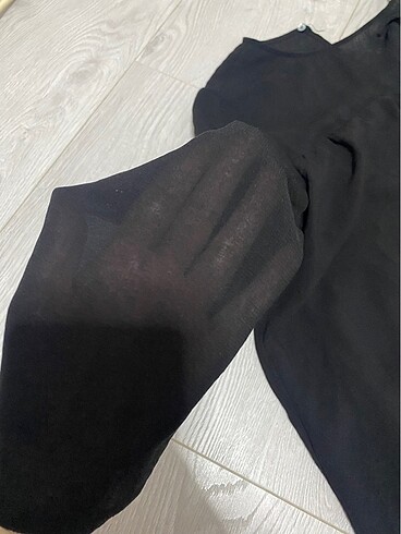 H&M Siyah bol mini elbise