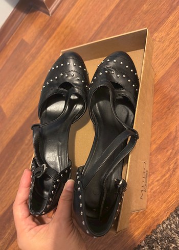 Kadın Siyah Topuklu Ayakkabı - Görsel 7