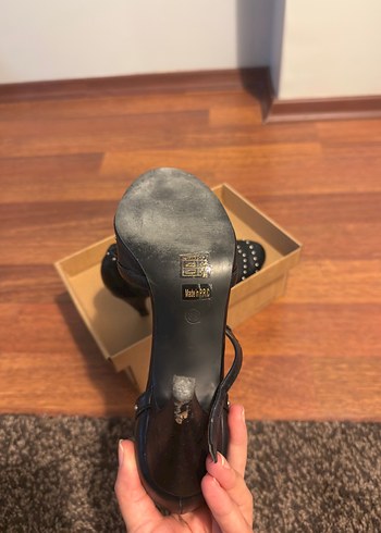 Kadın Siyah Topuklu Ayakkabı - Görsel 5