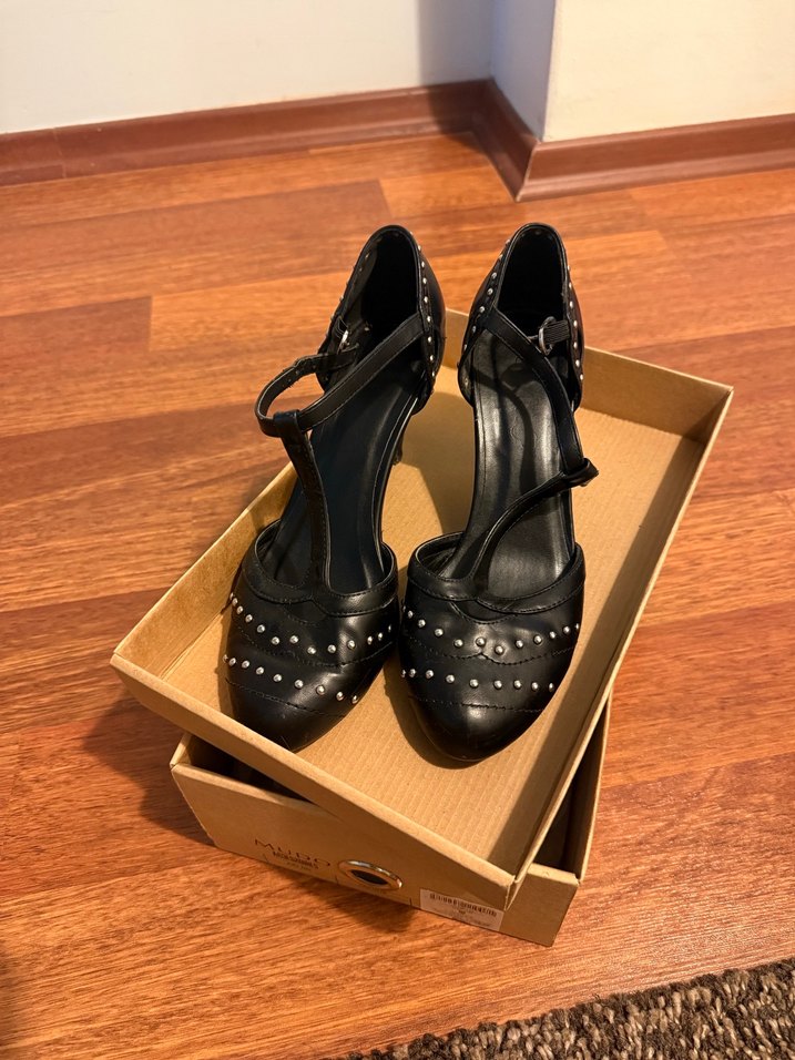 Kadın Siyah Topuklu Ayakkabı - Görsel 2