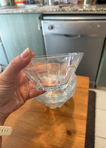 Şeffaf Cam Kase Seti - Görsel 3