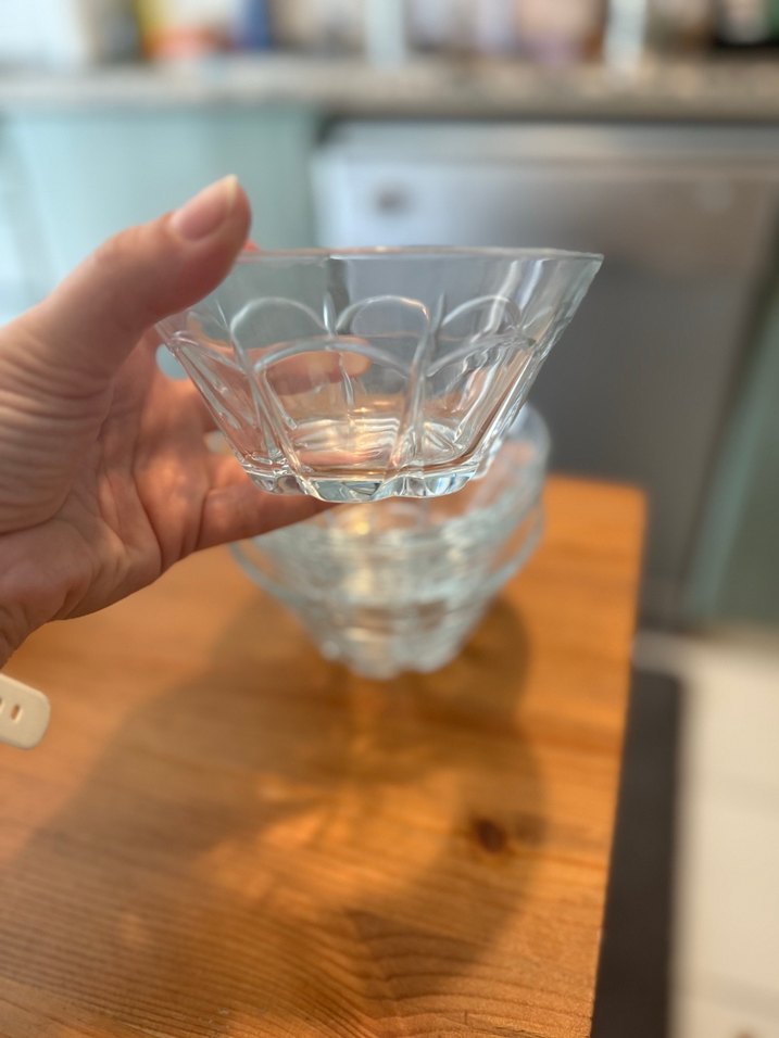 Şeffaf Cam Kase Seti - Görsel 2