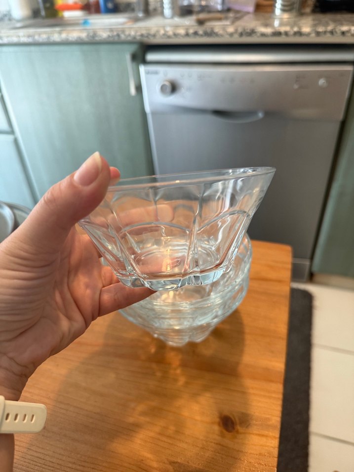 Şeffaf Cam Kase Seti - Görsel 3