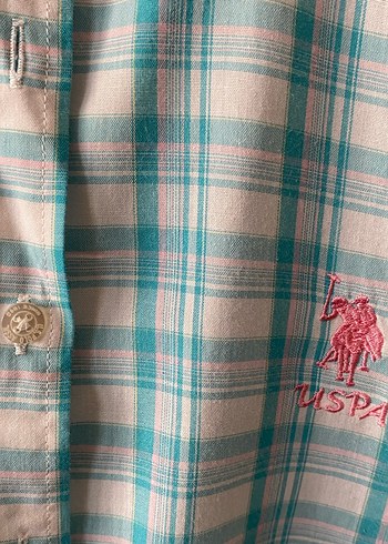 Turkuaz Düğmeli Uzun Kollu Bayan Gömlek - Görsel 2