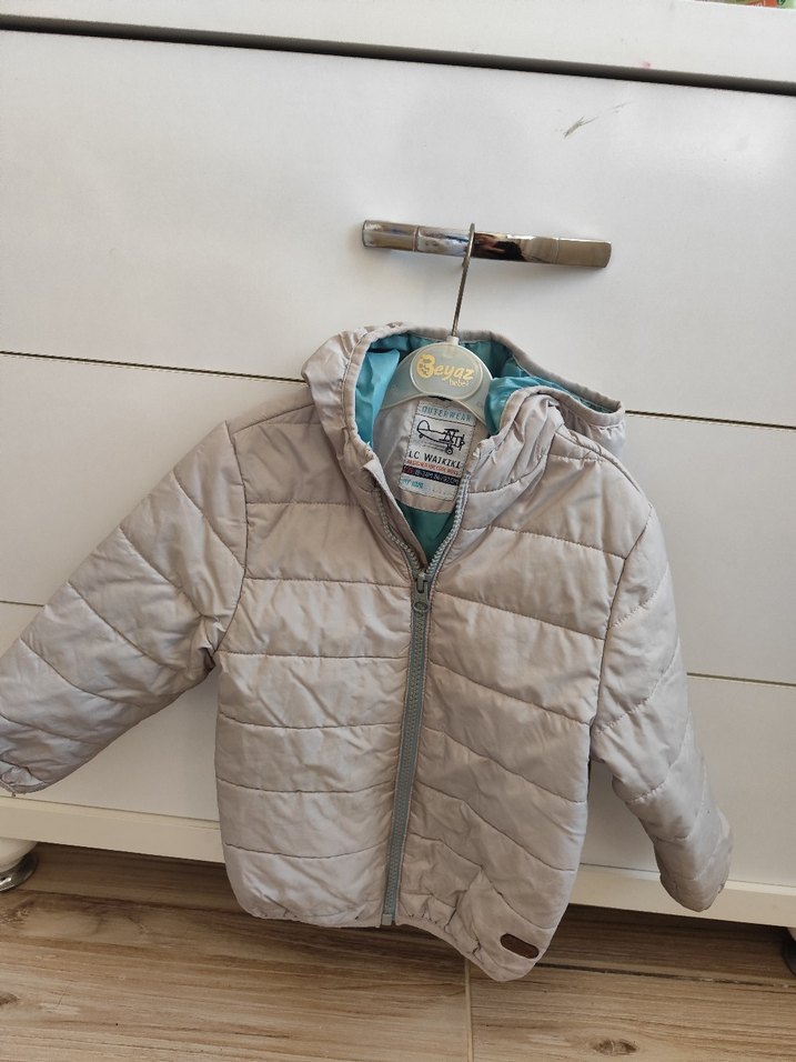 Gri Erkek Çocuk Fermuarlı Mont - Görsel 2