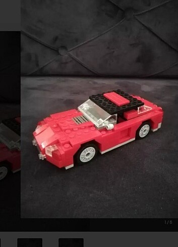Diğer Kırmızı Lego Muadili Spor Araba