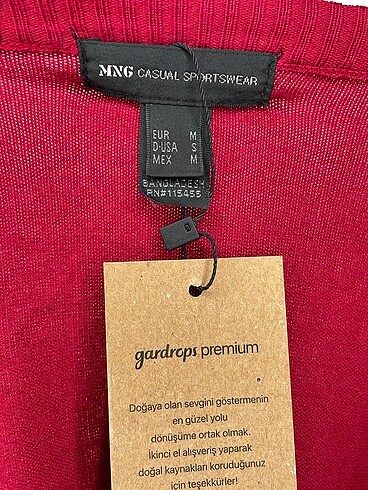 m Beden bordo Renk Mango Kazak / Triko %70 İndirimli.