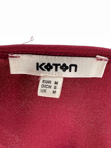 m Beden bordo Renk Koton Kısa Elbise %70 İndirimli.